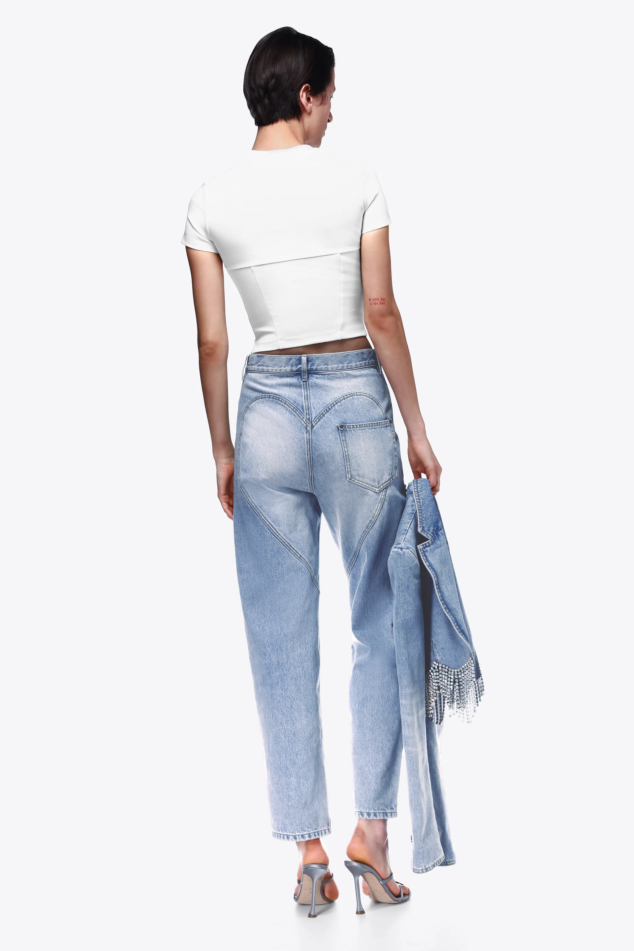 Crystal Slit Jean - Image 4