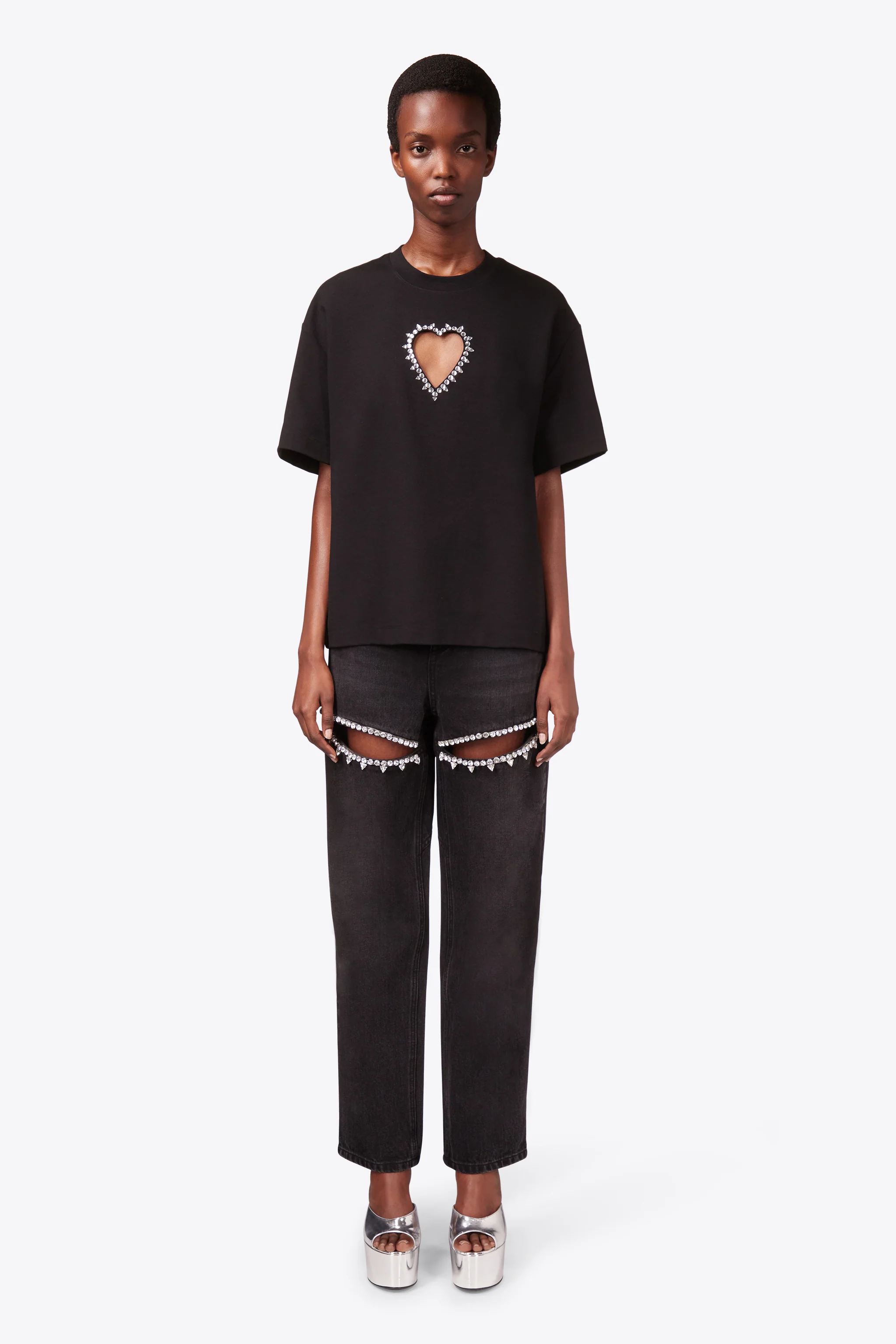 Crystal Slit Jean - Image 3
