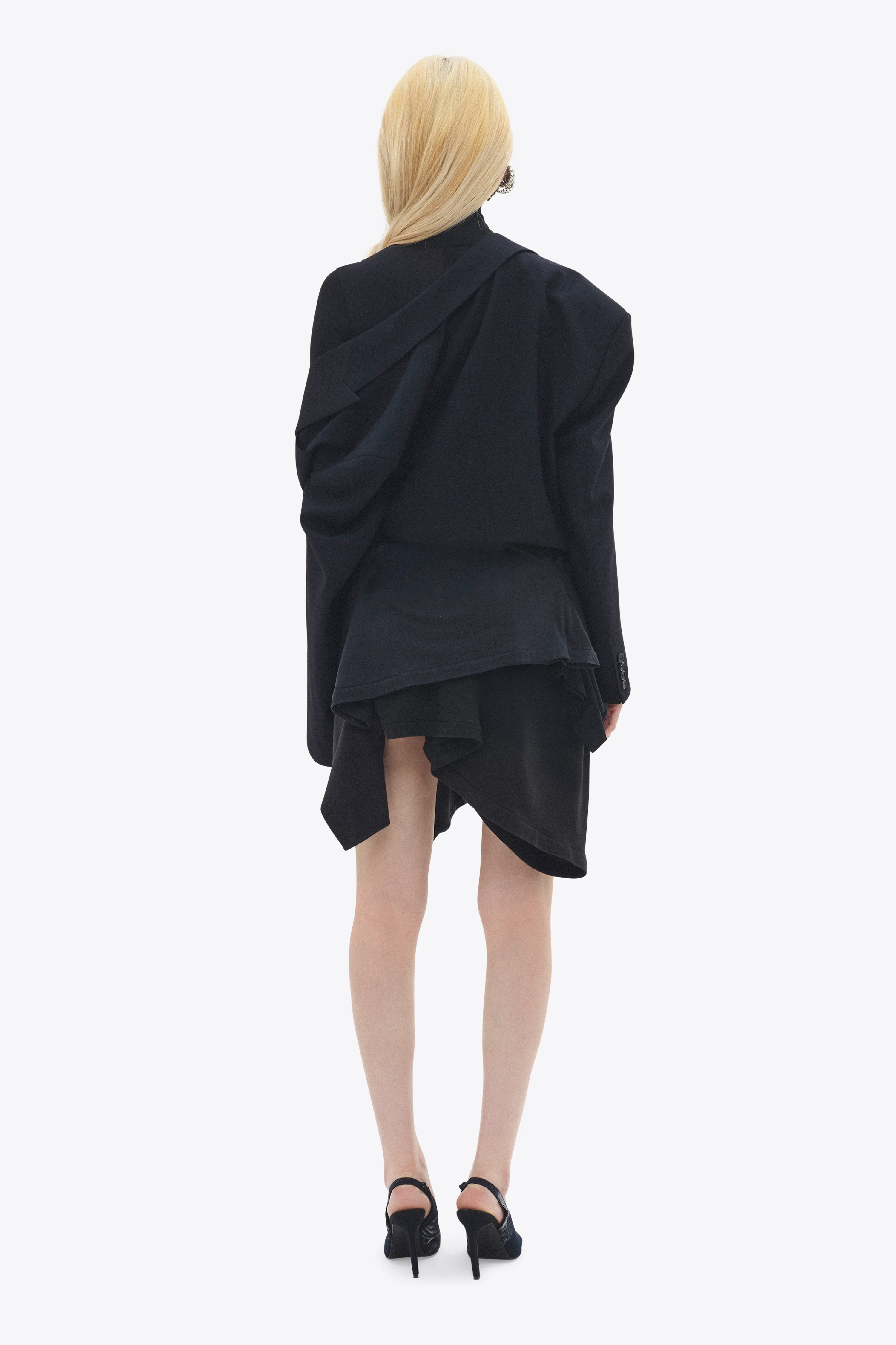 Deconstructed T-Shirt Mini Skirt - Image 4