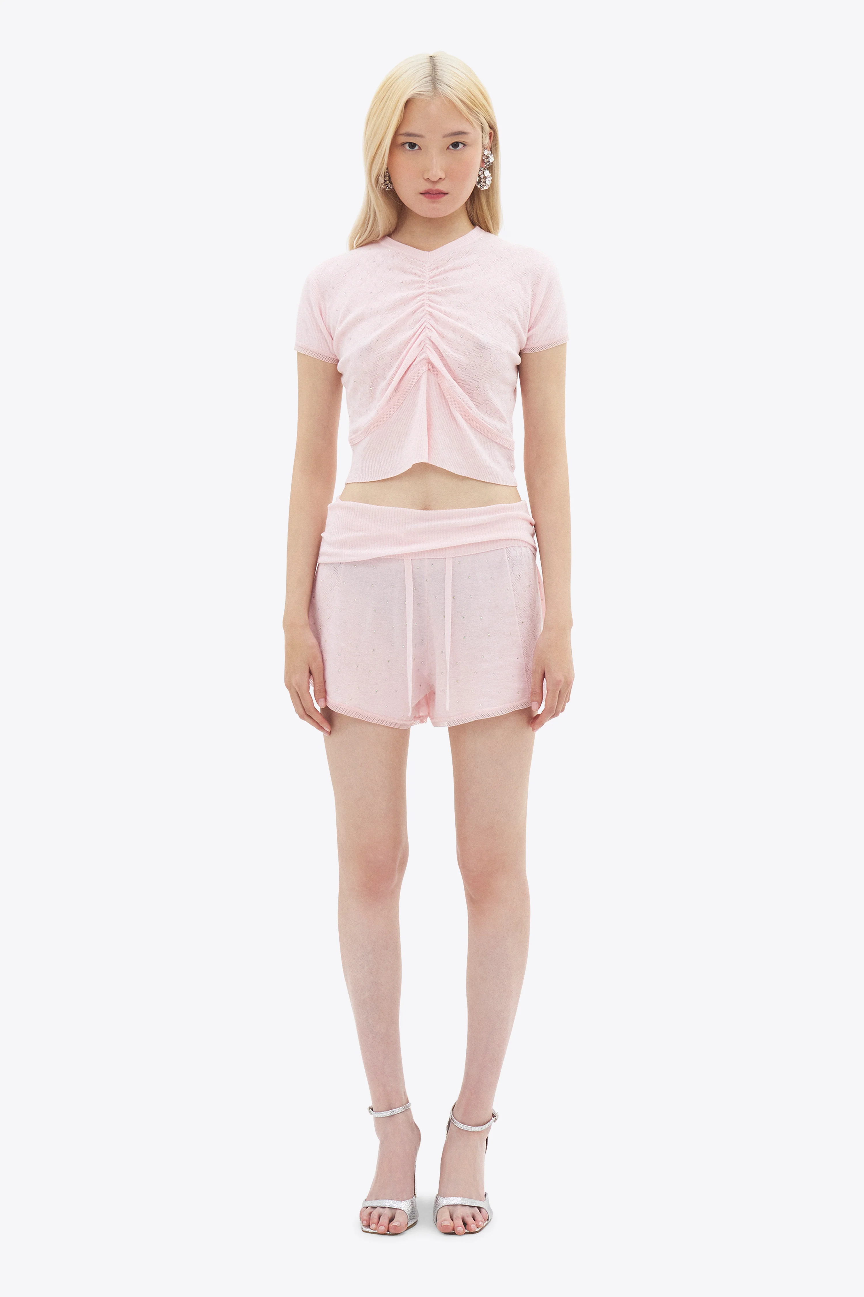Girly Rib Knit Short - Image 3