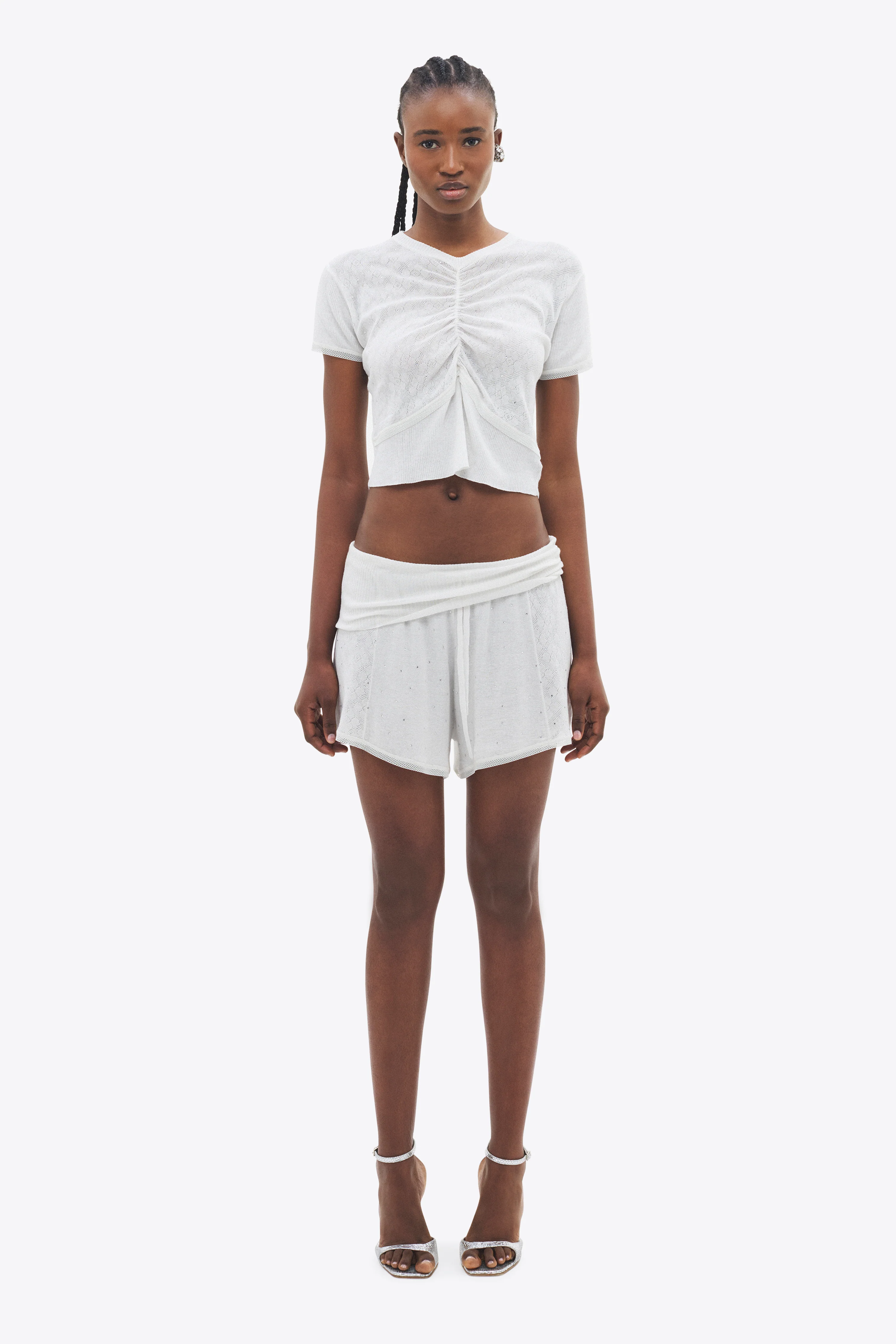 Girly Rib Knit Short - Image 3