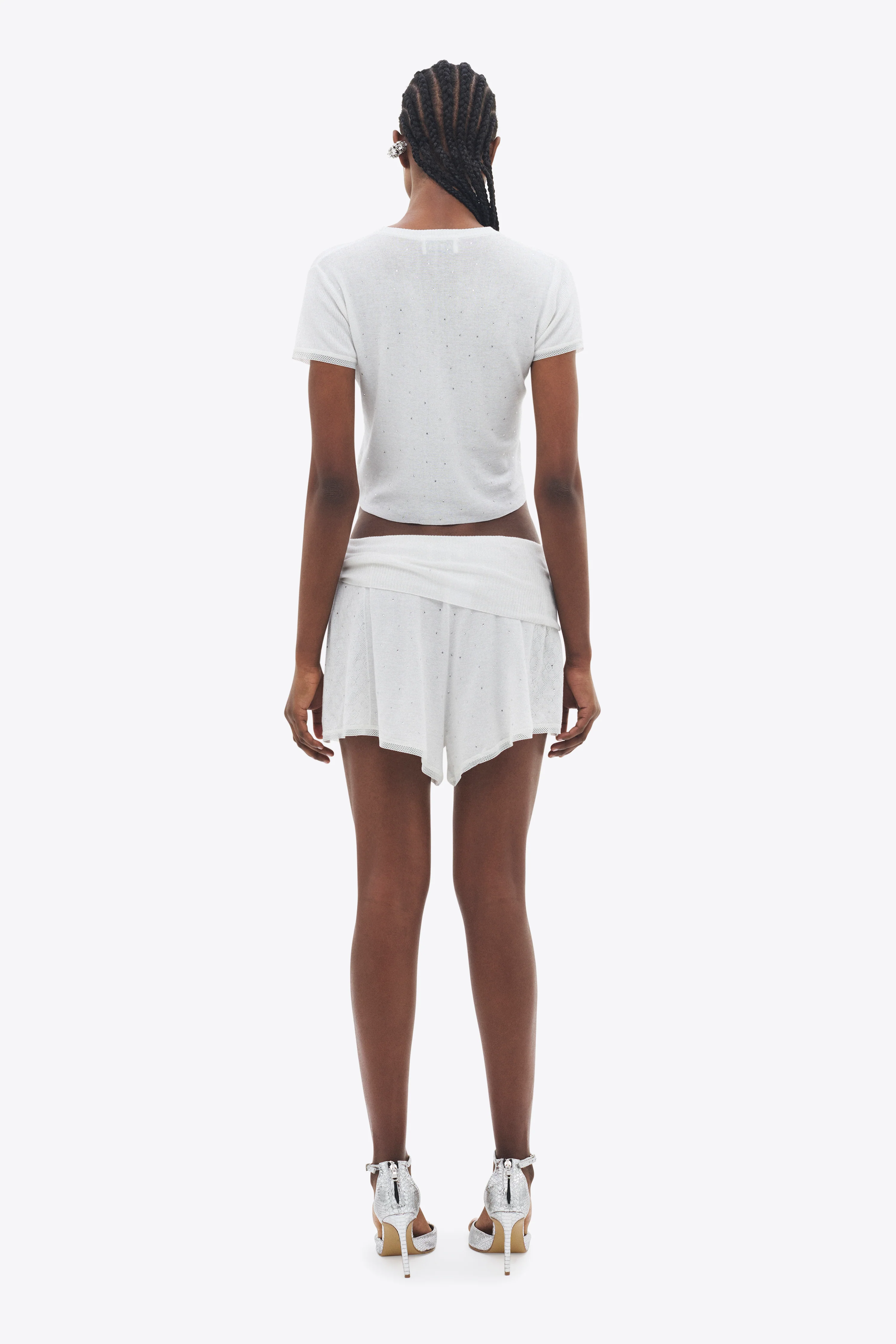 Girly Rib Knit Short Sleeve Top - Image 4