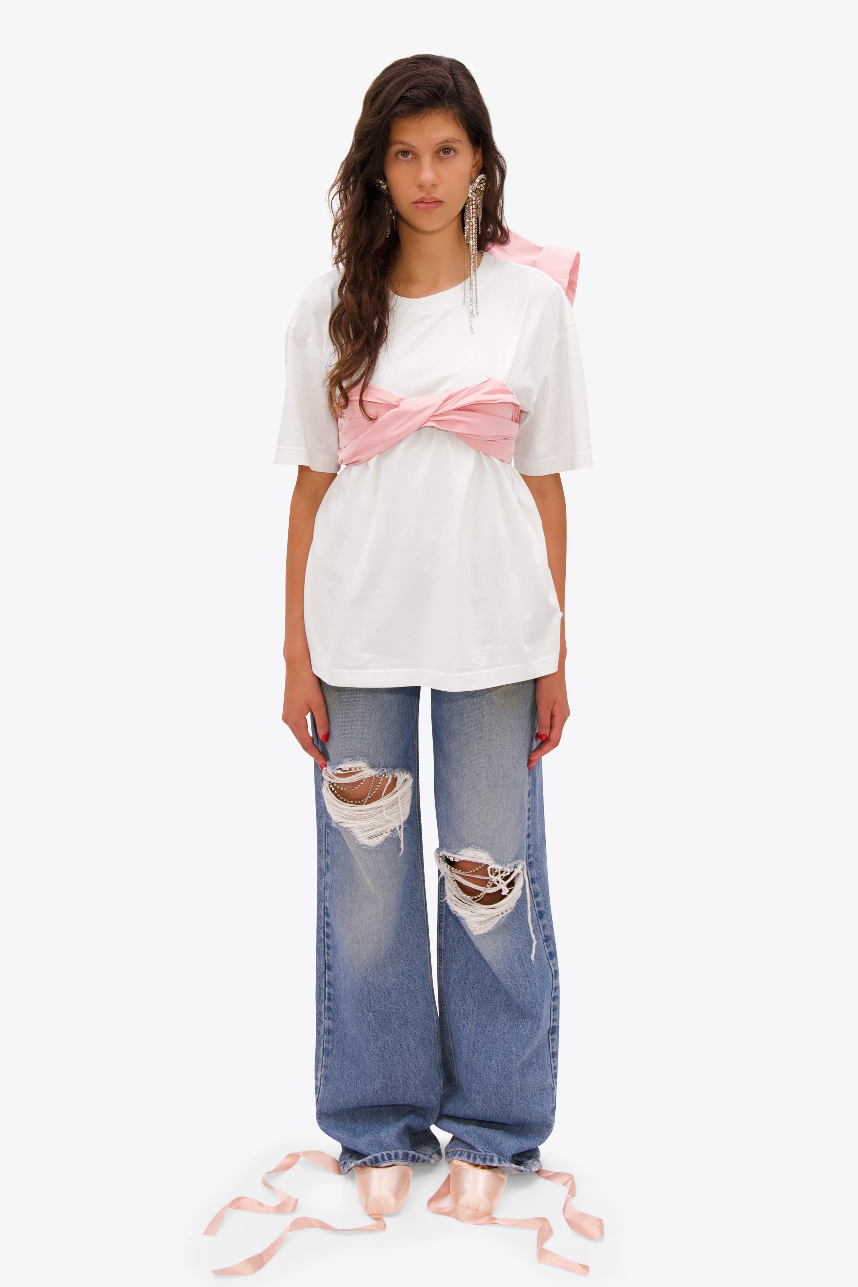 Taffeta Knot T-Shirt - Image 3