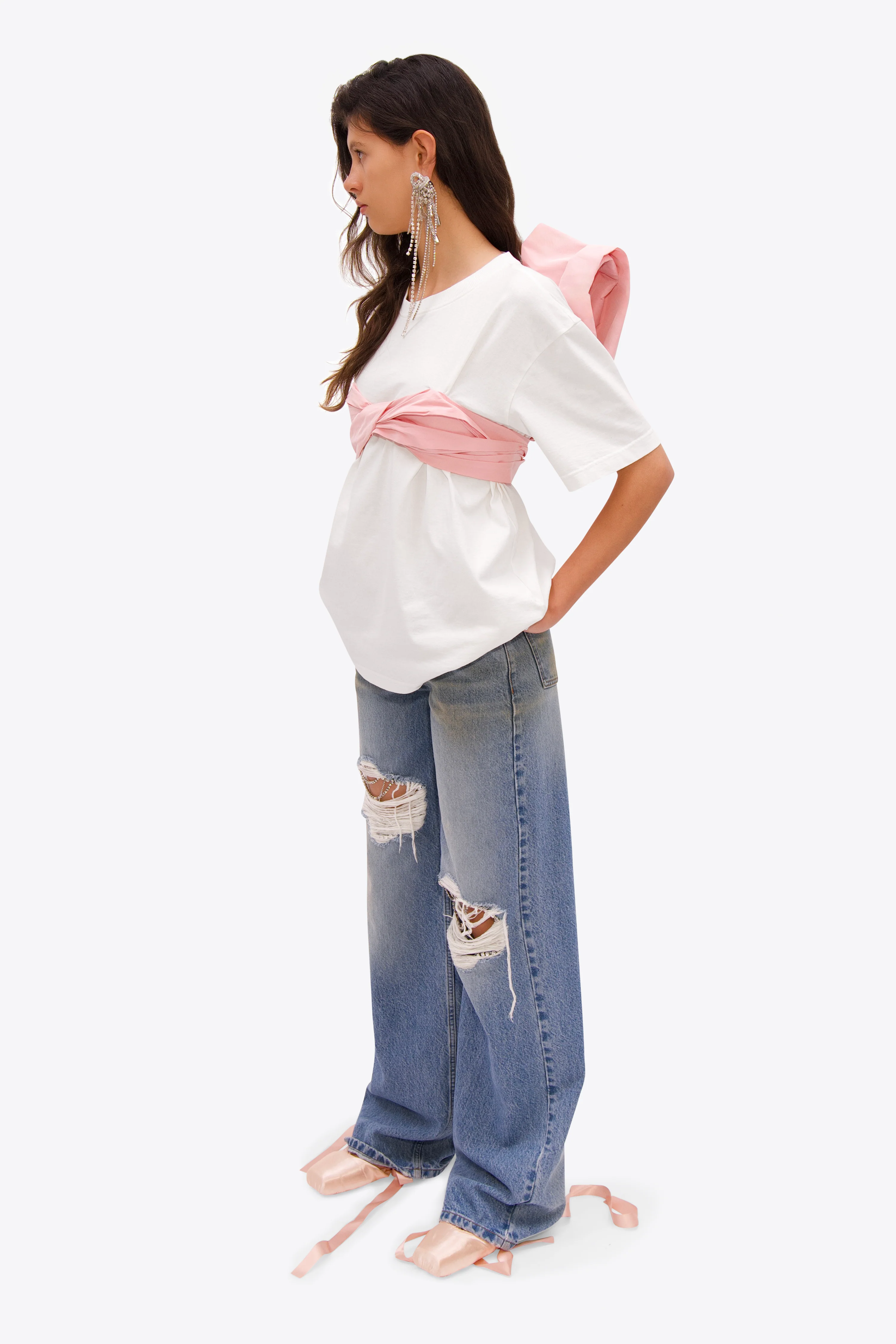 Taffeta Knot T-Shirt - Image 4