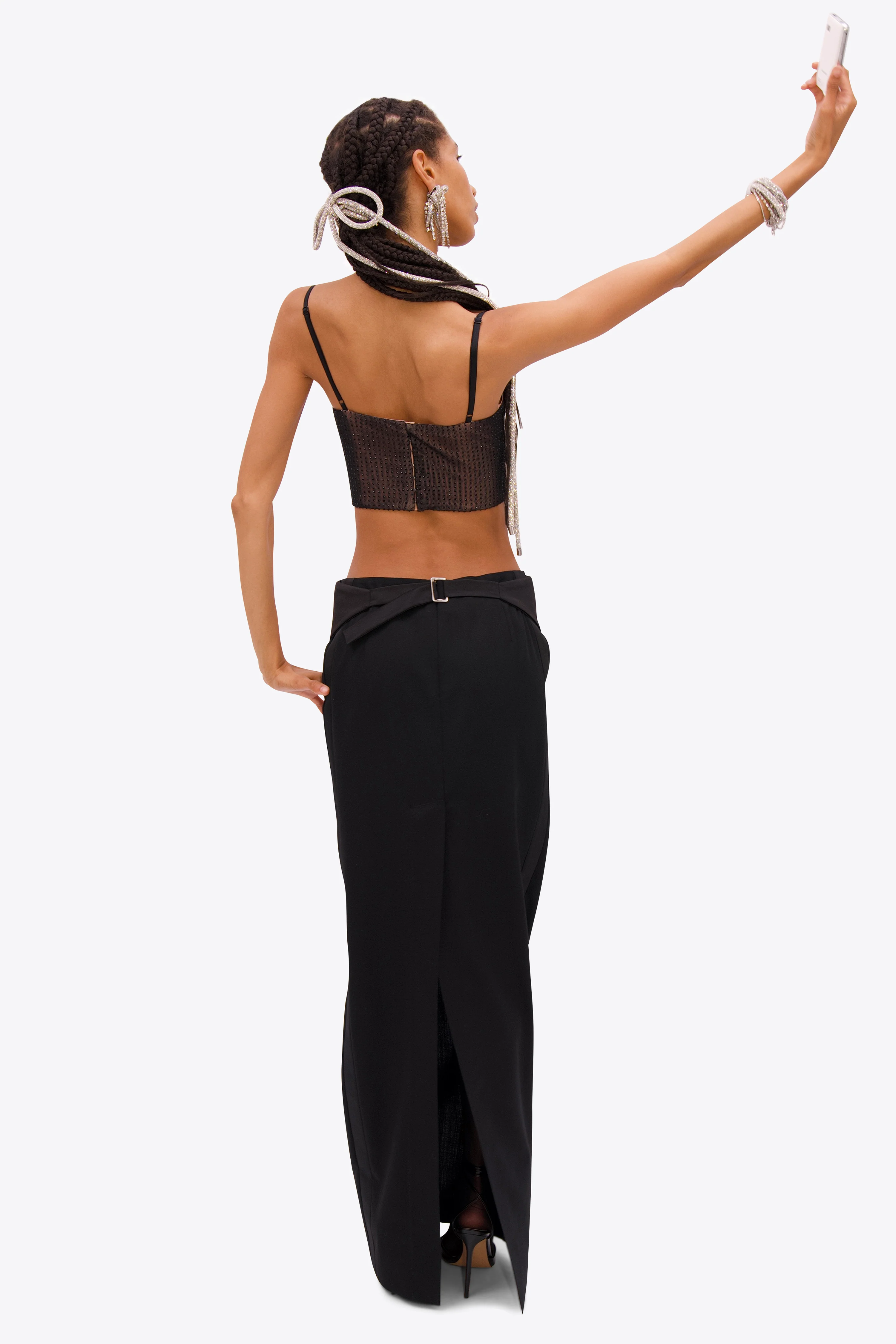 Tuxedo Column Skirt - Image 4